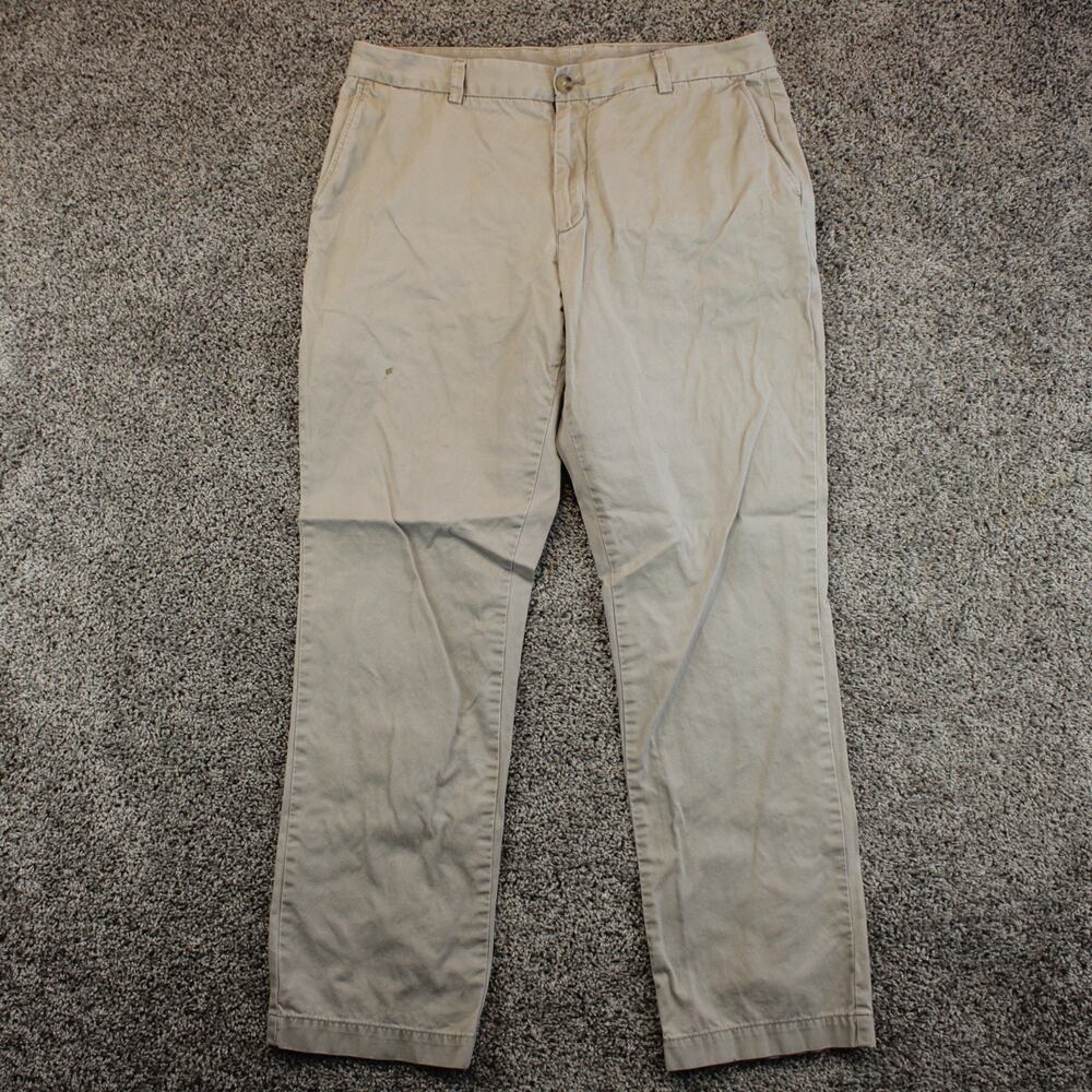 Vineyard Vines On-The-Go Khaki Chino Pants Mens 36x32